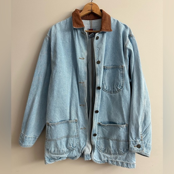 Vintage denim chore coat - Picture 1 of 5
